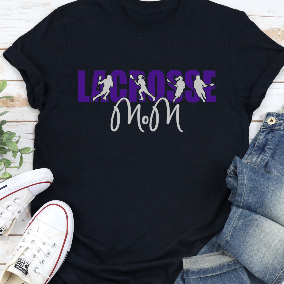 Lacrosse (Girl & Boy) Mom T-Shirt