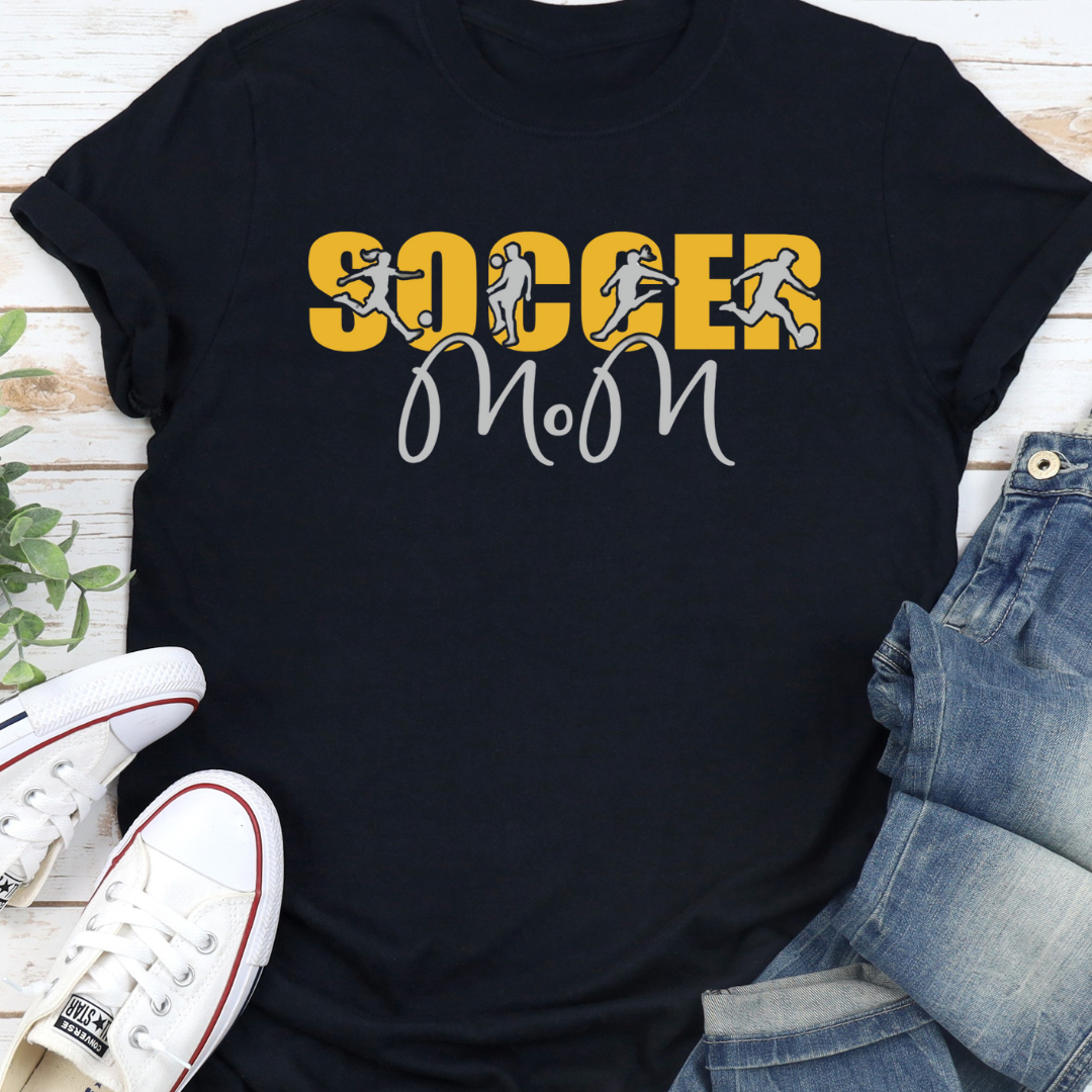Soccer (Boy & Girl) Mom T-Shirt