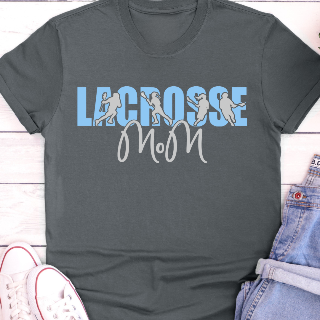 Lacrosse (Girl & Boy) Mom T-Shirt