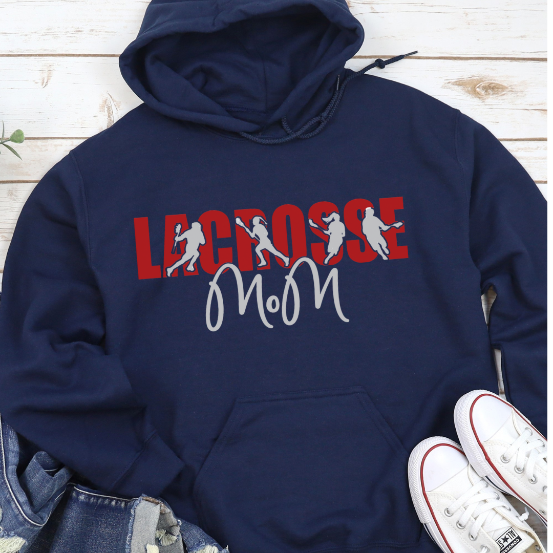 Lacrosse (Girl & Boy) Mom Hoodie