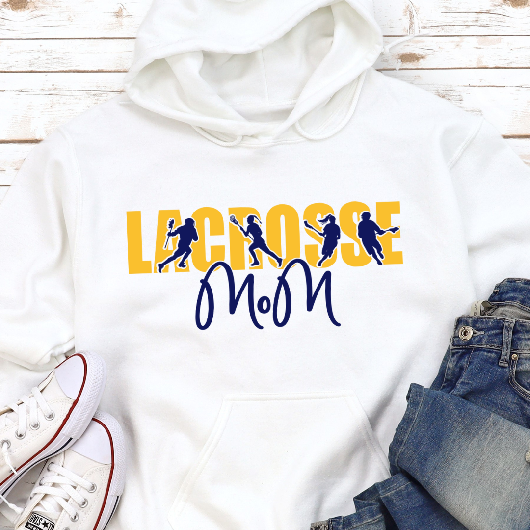 Lacrosse (Girl & Boy) Mom Hoodie