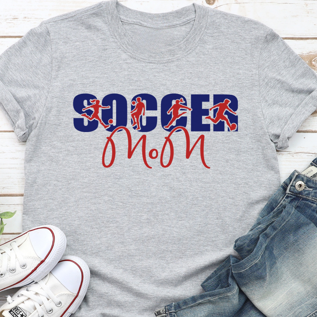 Soccer (Boy & Girl) Mom T-Shirt