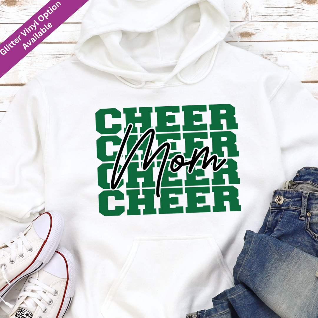 Guilford Cheer Mom Flare Hoodie