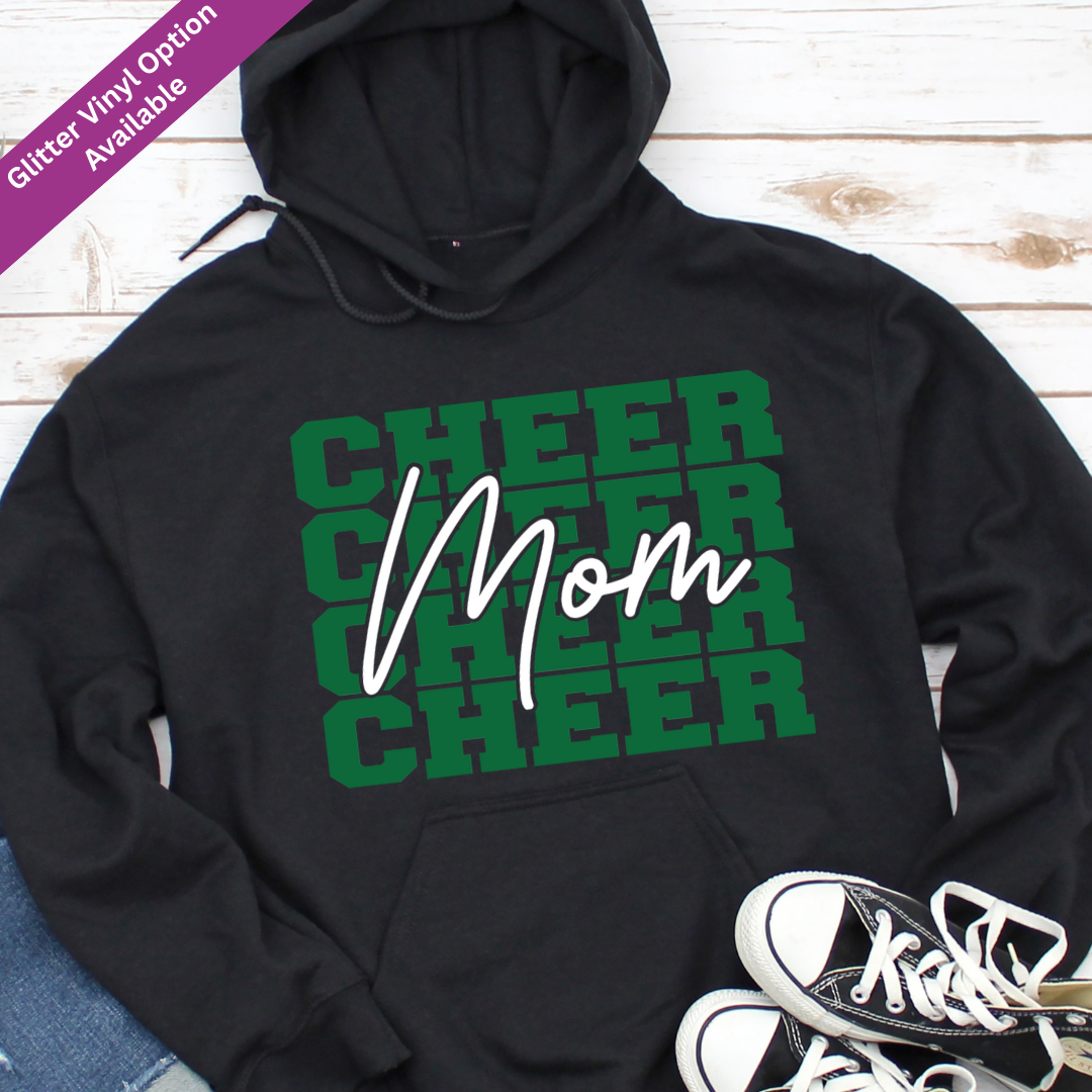 Guilford Cheer Mom Flare Hoodie