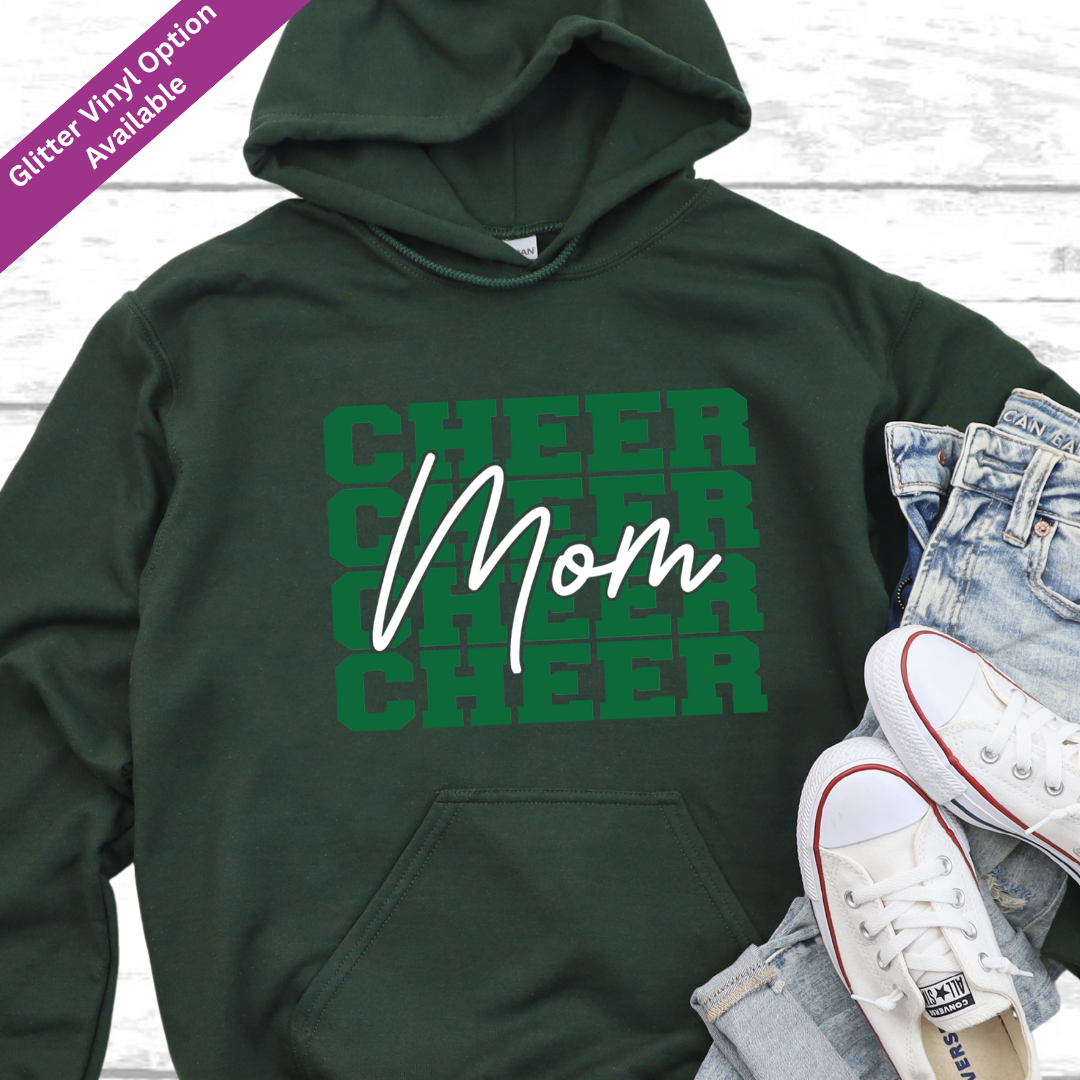Guilford Cheer Mom Flare Hoodie