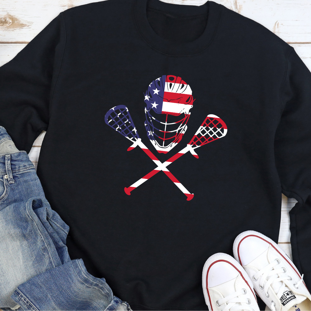 Red, White & LAX Crewneck