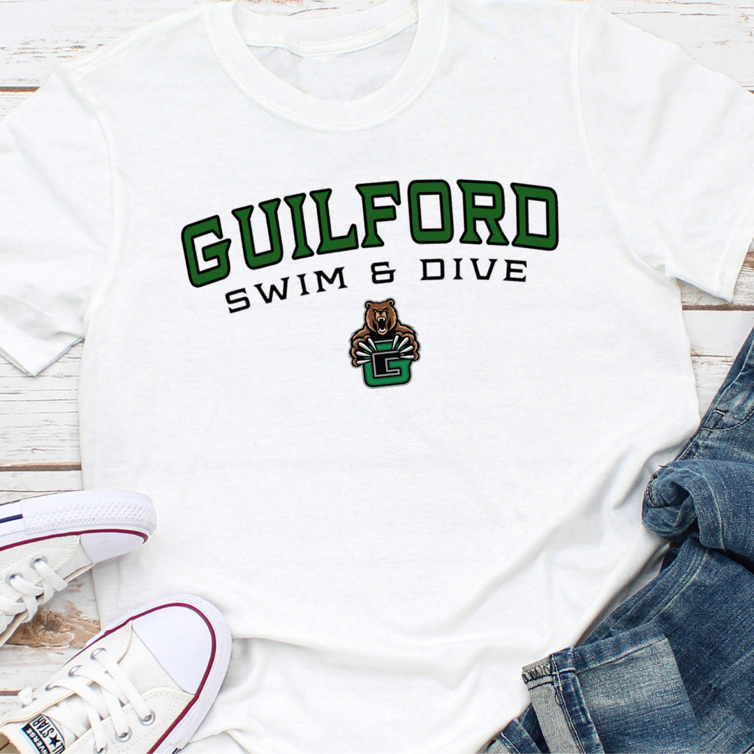 Guilford Swim & Dive Tradition w. Bear T-Shirt