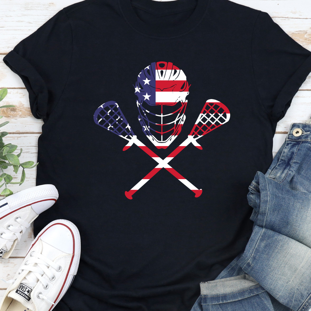 Red, White & LAX T-Shirt