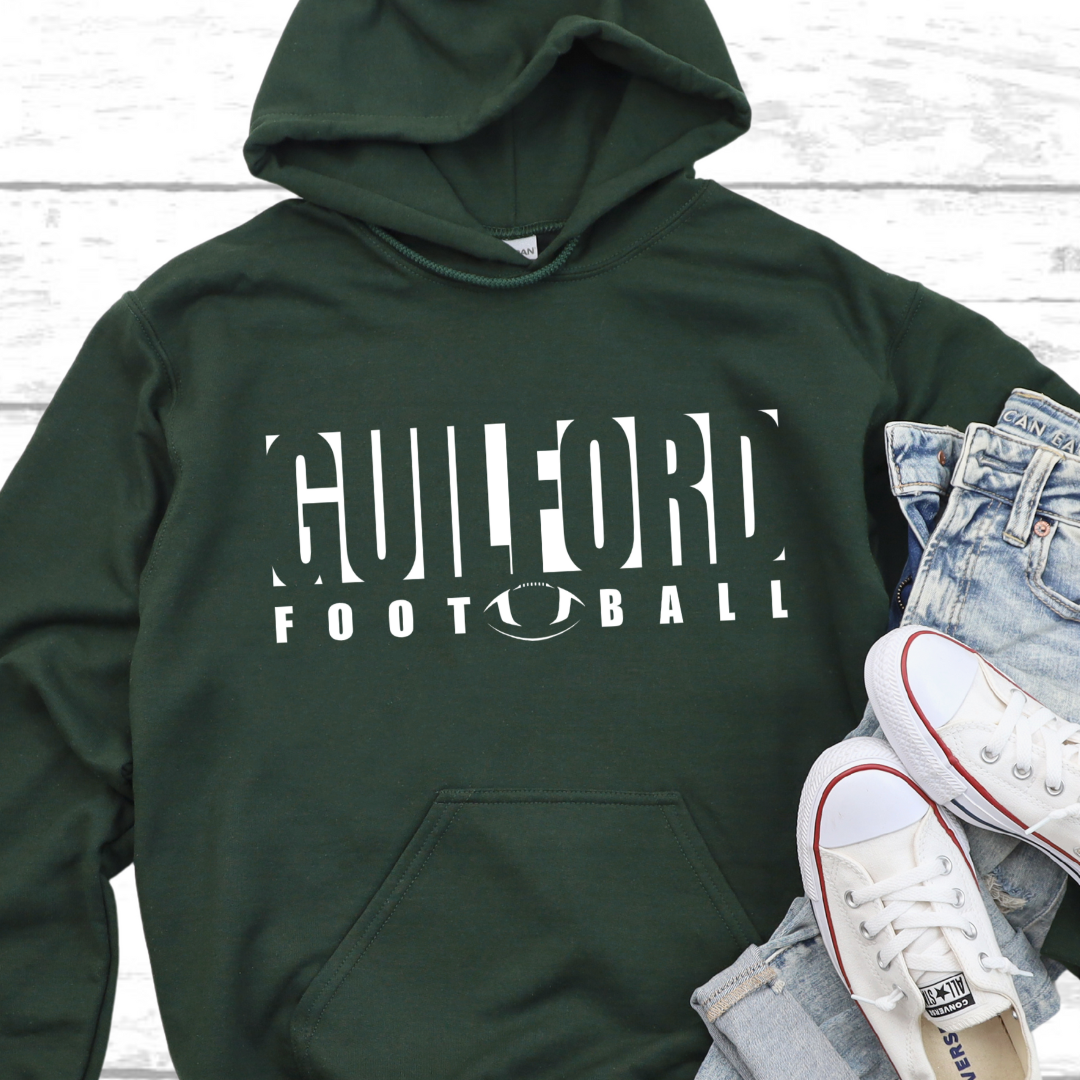 Guilford Football End Zone Hoodie