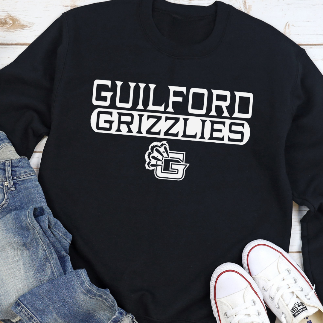 Guilford Grizzlies Classic Crewneck