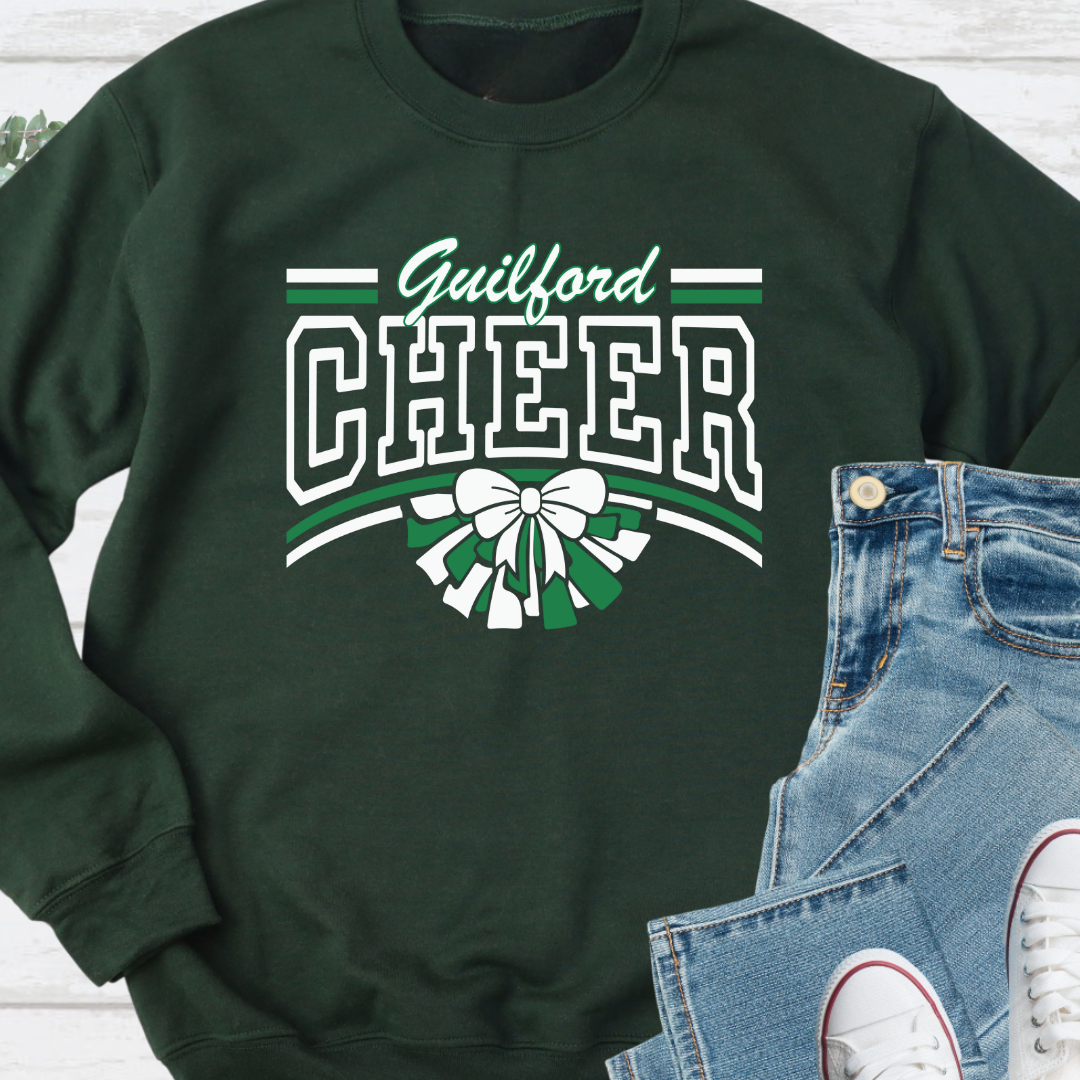 Guilford Cheerleading Amped Crewneck