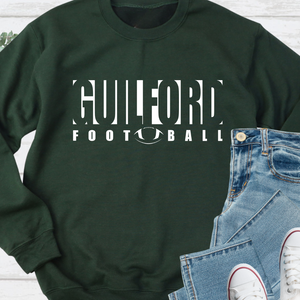 Guilford Football End Zone Crewneck