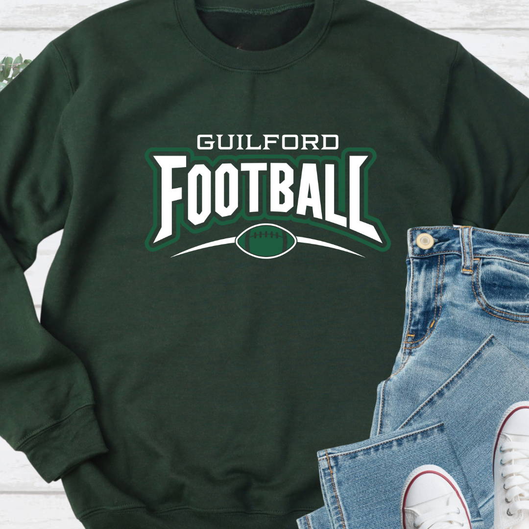 Guilford Football Snap Crewneck