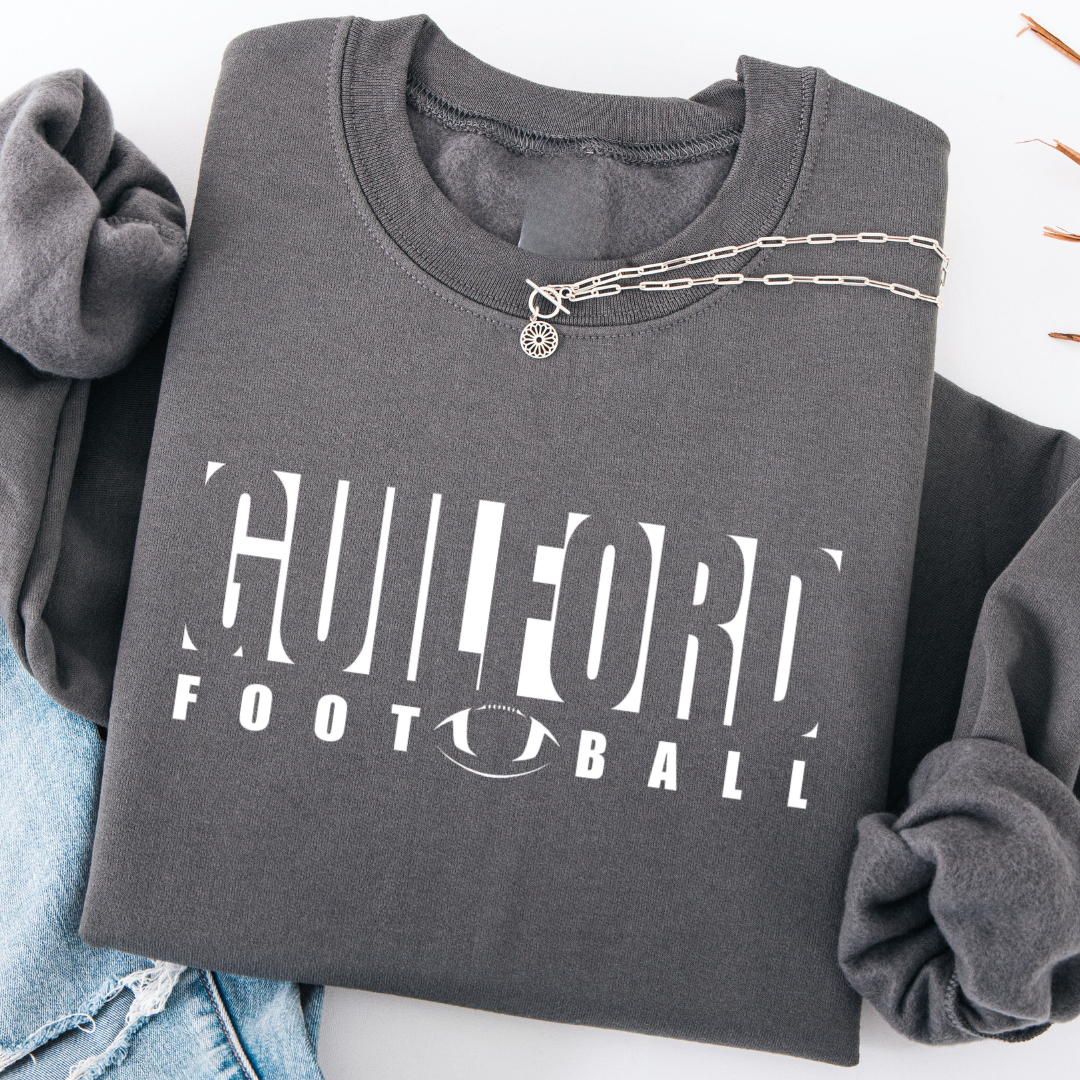 Guilford Football End Zone Crewneck