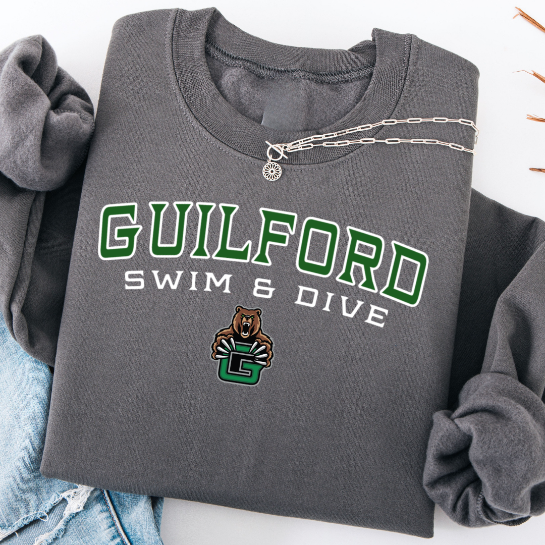 Guilford Swim & Dive Tradition w. Bear Crewneck