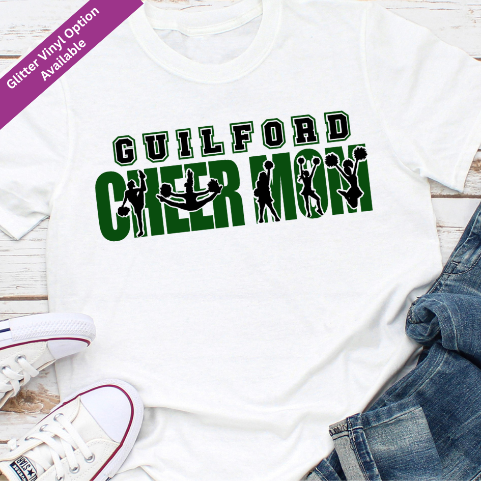 Guilford Cheer Mom Pride T-Shirt
