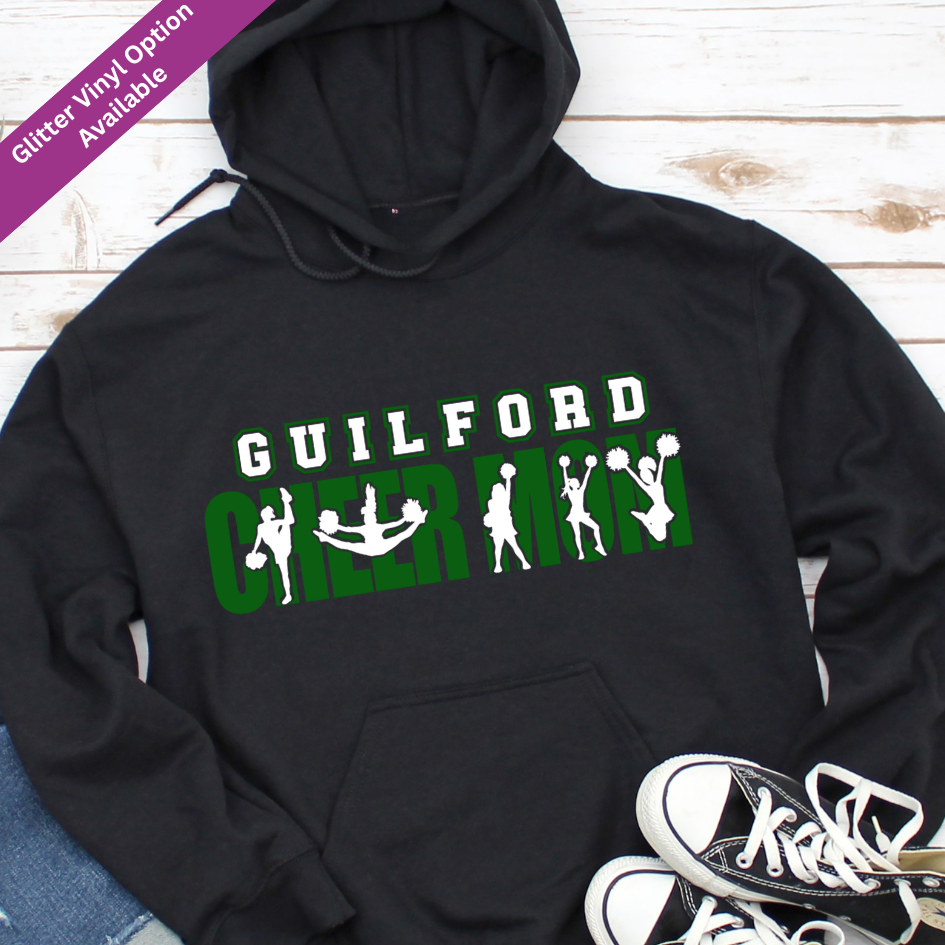 Guilford Cheer Mom Pride Hoodie