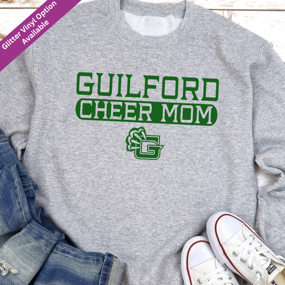 Guilford Cheer Mom Classic Crewneck