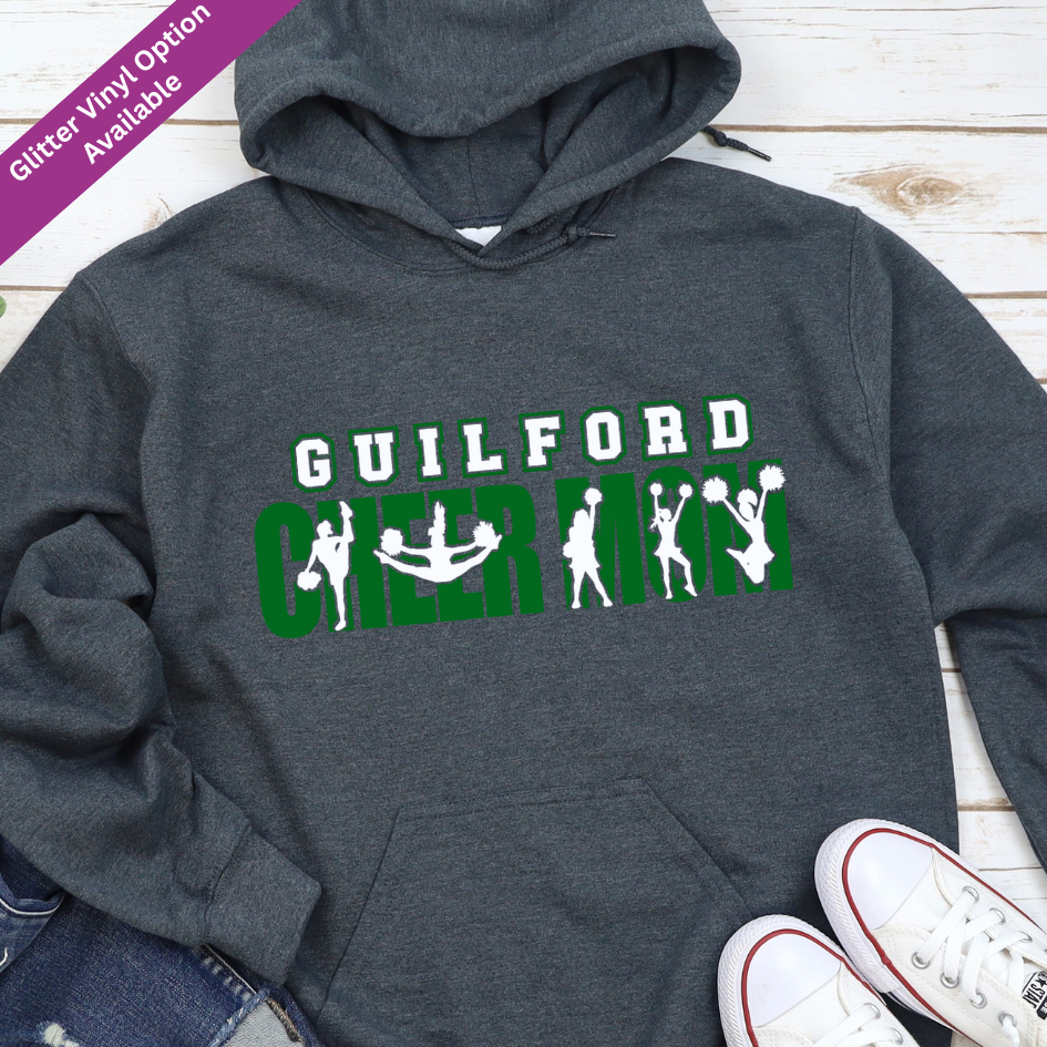 Guilford Cheer Mom Pride Hoodie