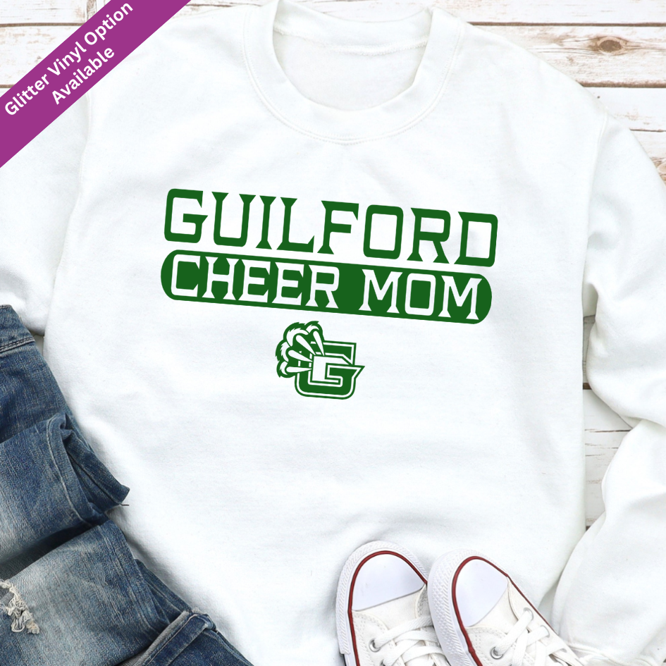 Guilford Cheer Mom Classic Crewneck