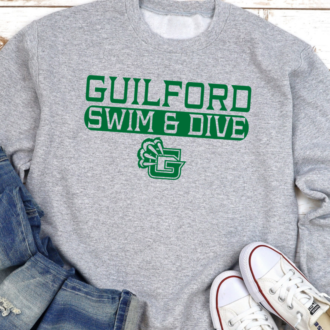 Guilford Swim & Dive Classic Crewneck