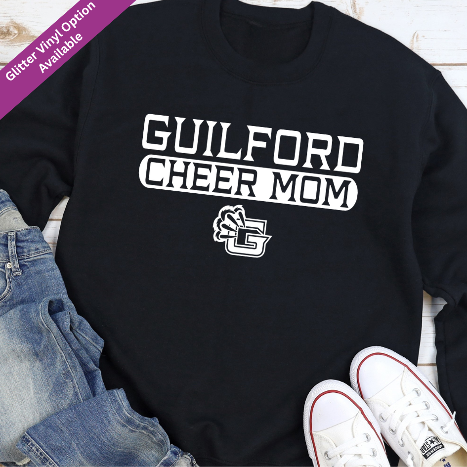 Guilford Cheer Mom Classic Crewneck
