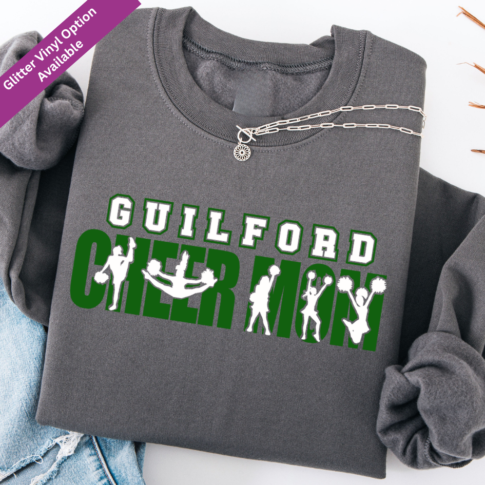 Guilford Cheer Mom Pride Crewneck