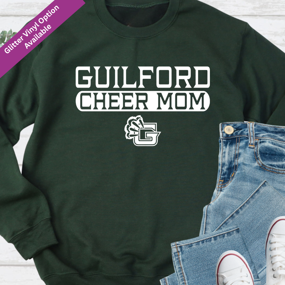 Guilford Cheer Mom Classic Crewneck