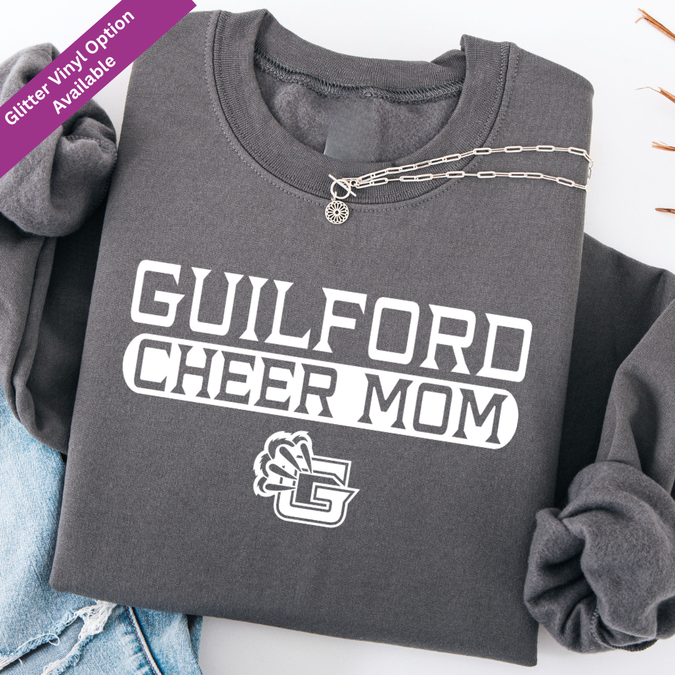 Guilford Cheer Mom Classic Crewneck