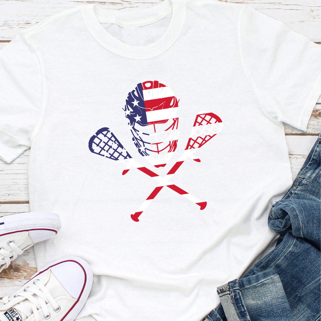 Red, White & LAX T-Shirt