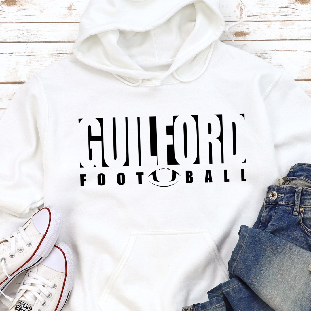Guilford Football End Zone Hoodie