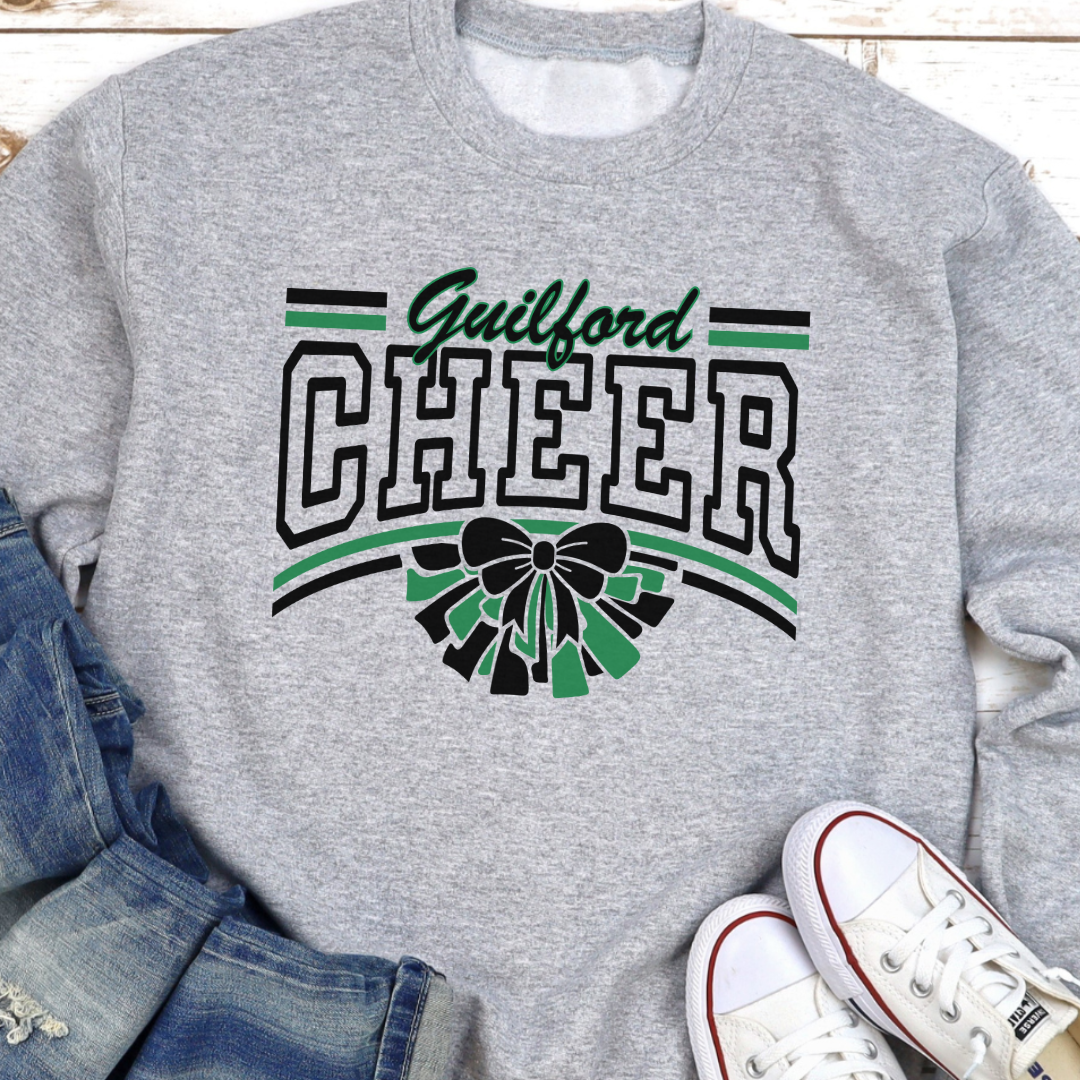 Guilford Cheerleading Amped Crewneck