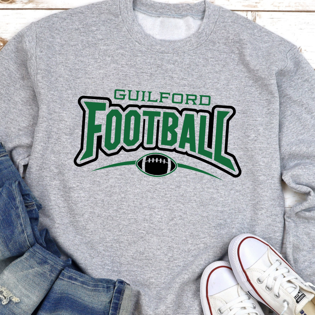Guilford Football Snap Crewneck