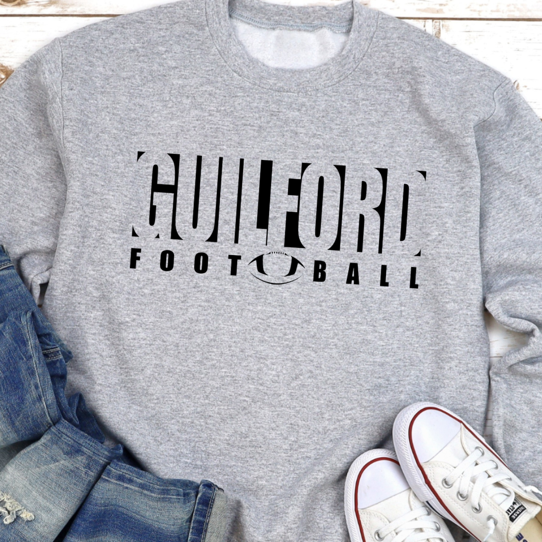 Guilford Football End Zone Crewneck
