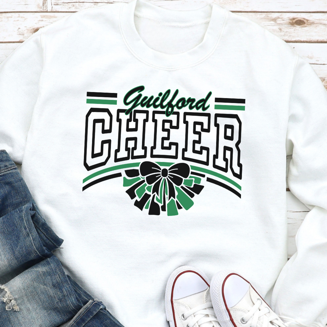 Guilford Cheerleading Amped Crewneck