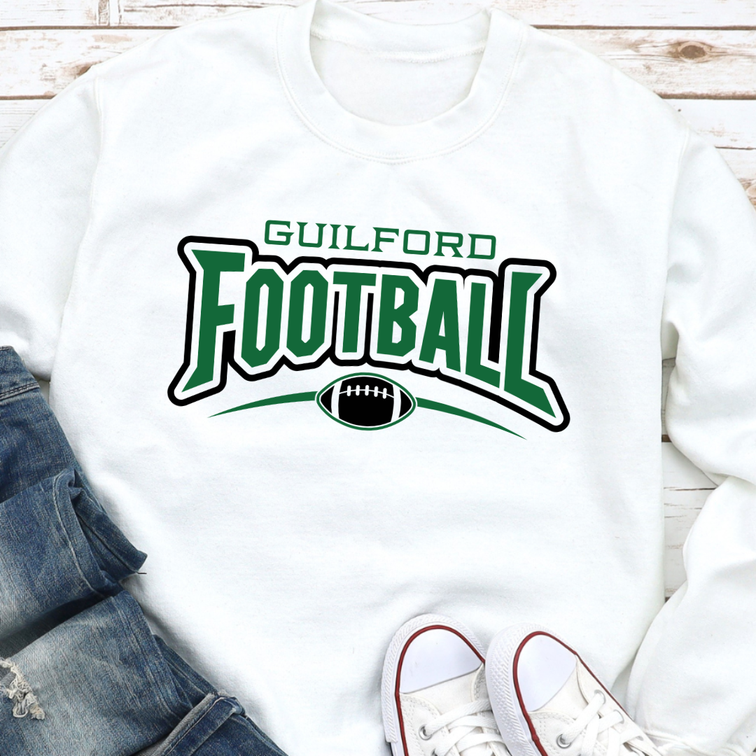 Guilford Football Snap Crewneck