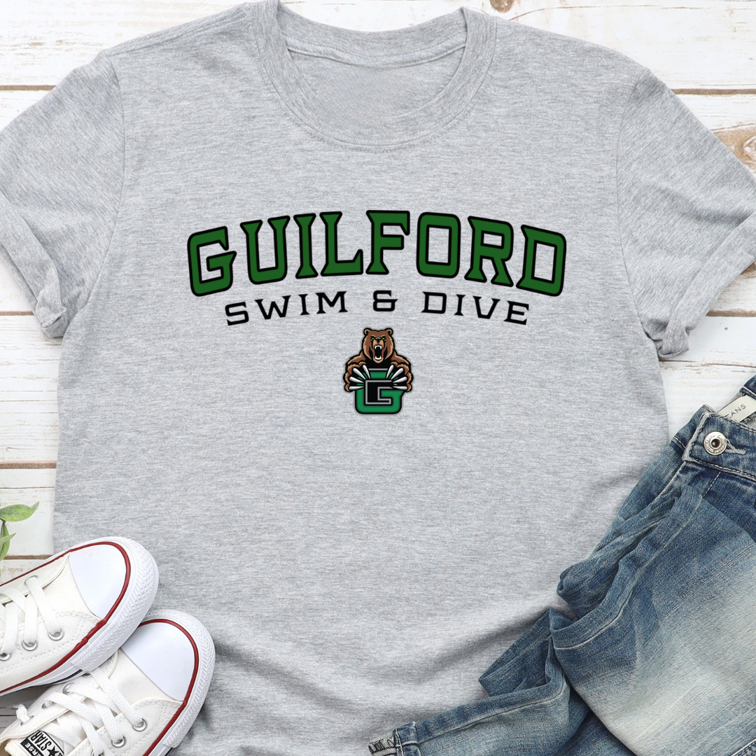Guilford Swim & Dive Tradition w. Bear T-Shirt