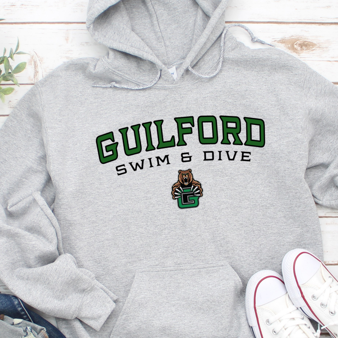 Guilford Swim & Dive Tradition w. Bear Hoodie