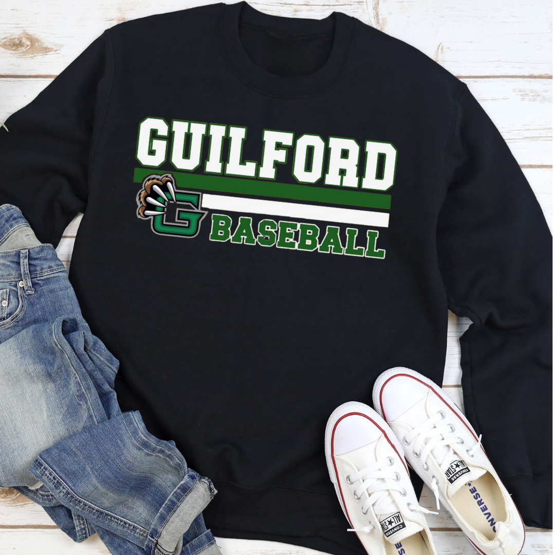 Guilford Baseball Curveball Crewneck