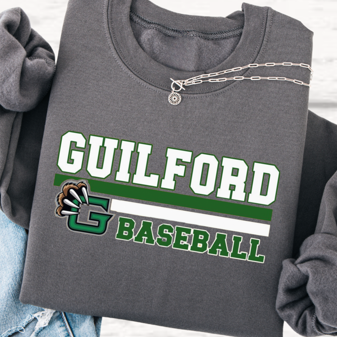 Guilford Baseball Curveball Crewneck