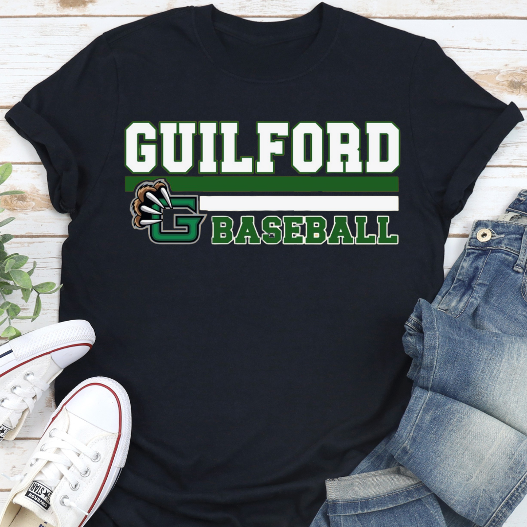 Guilford Baseball Curveball T-Shirt