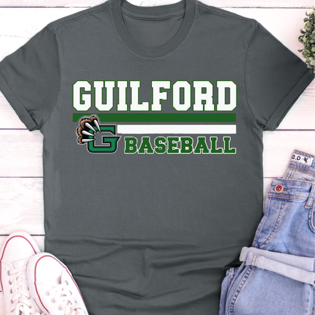 Guilford Baseball Curveball T-Shirt