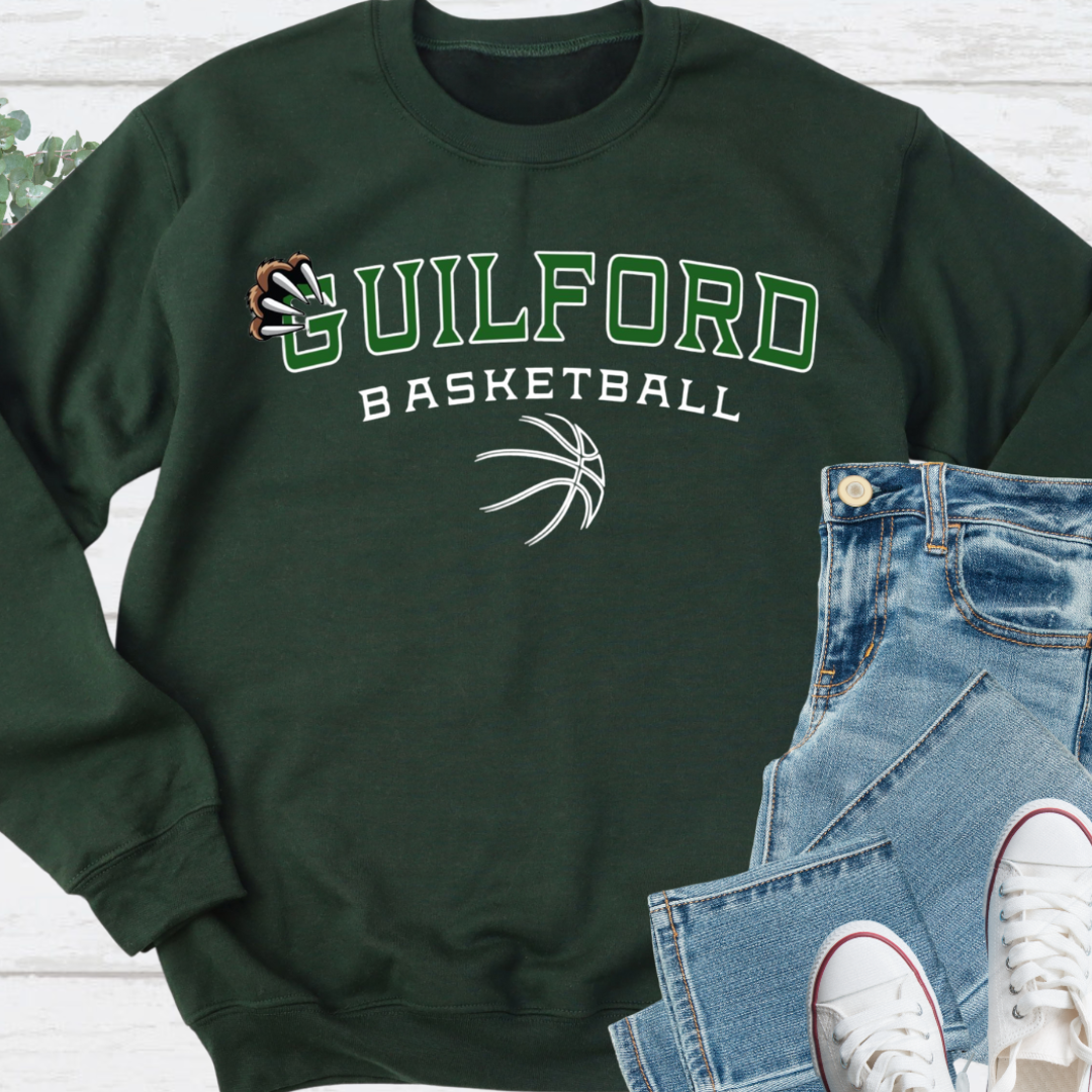 Guilford Basketball Rebound Crewneck