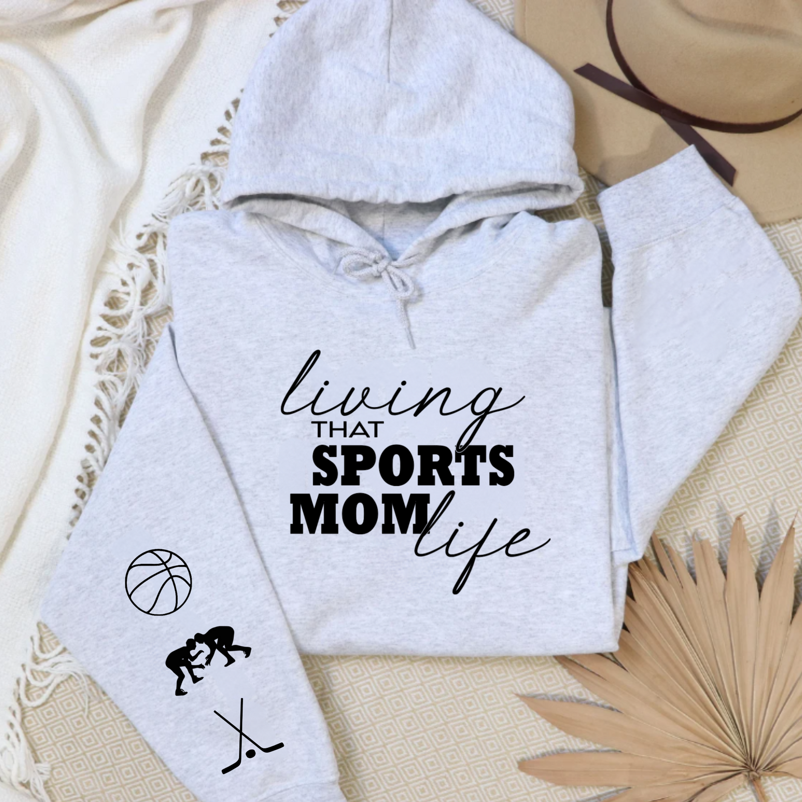 Living That Sports Mom Life Hoodie