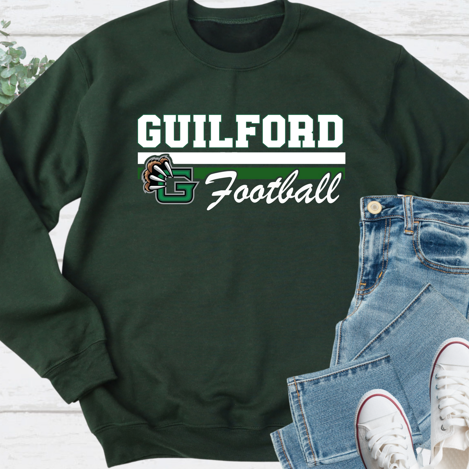 Guilford Football Kickoff Crewneck