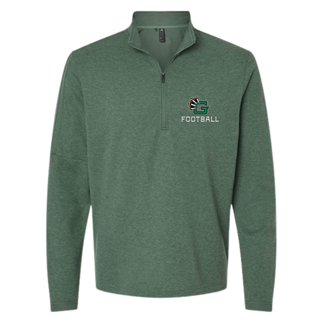 Adidas 3-Stripes Quarter-Zip Sweater Pullover