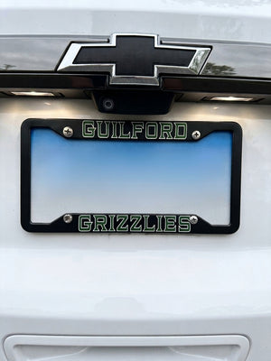 Guilford Grizzlies License Plate Frame
