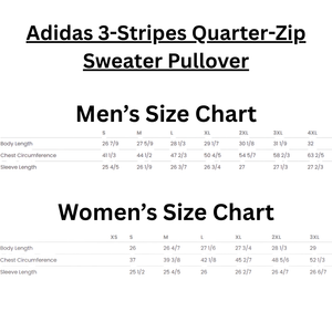 Adidas 3-Stripes Quarter-Zip Sweater Pullover