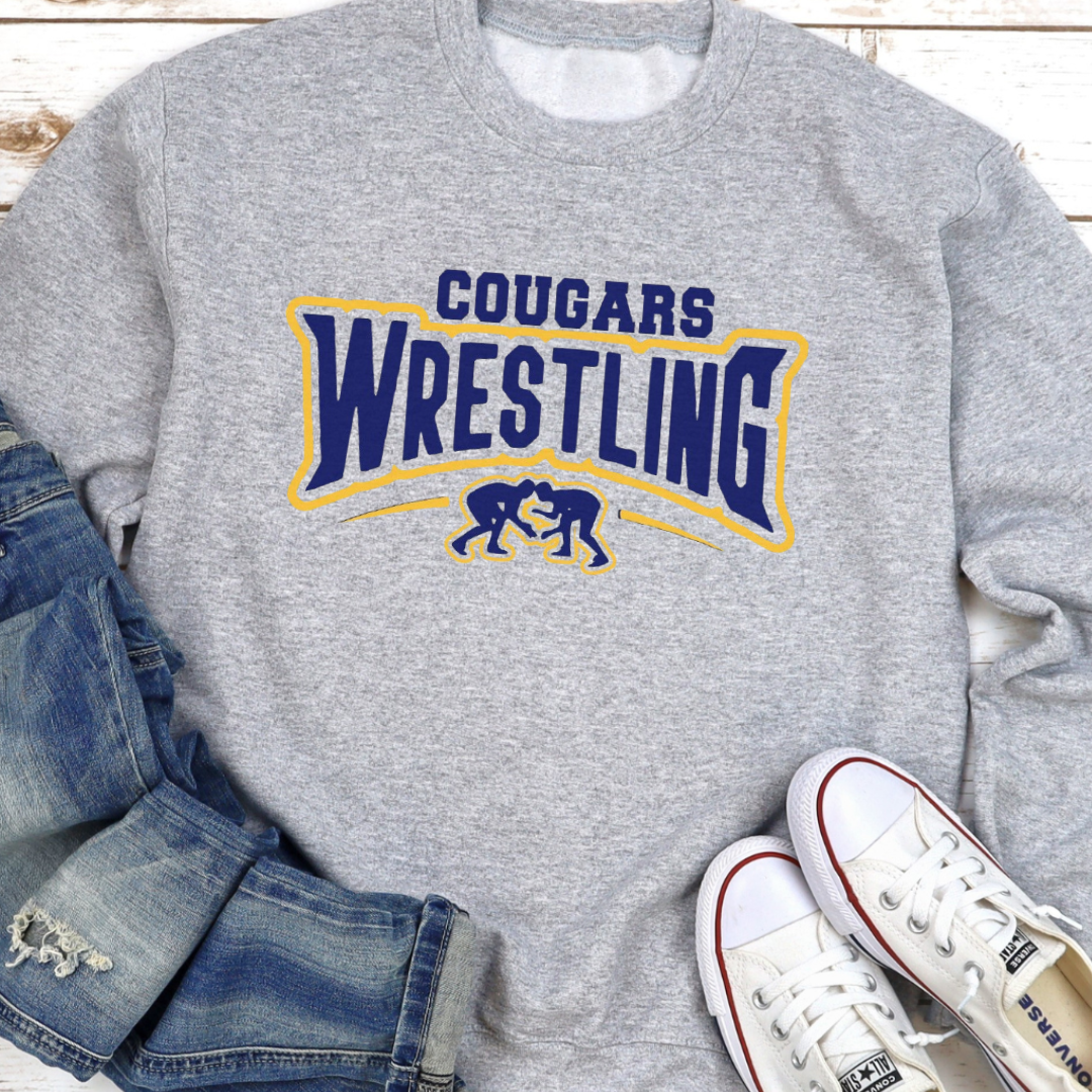HK Wrestling Pin Crewneck