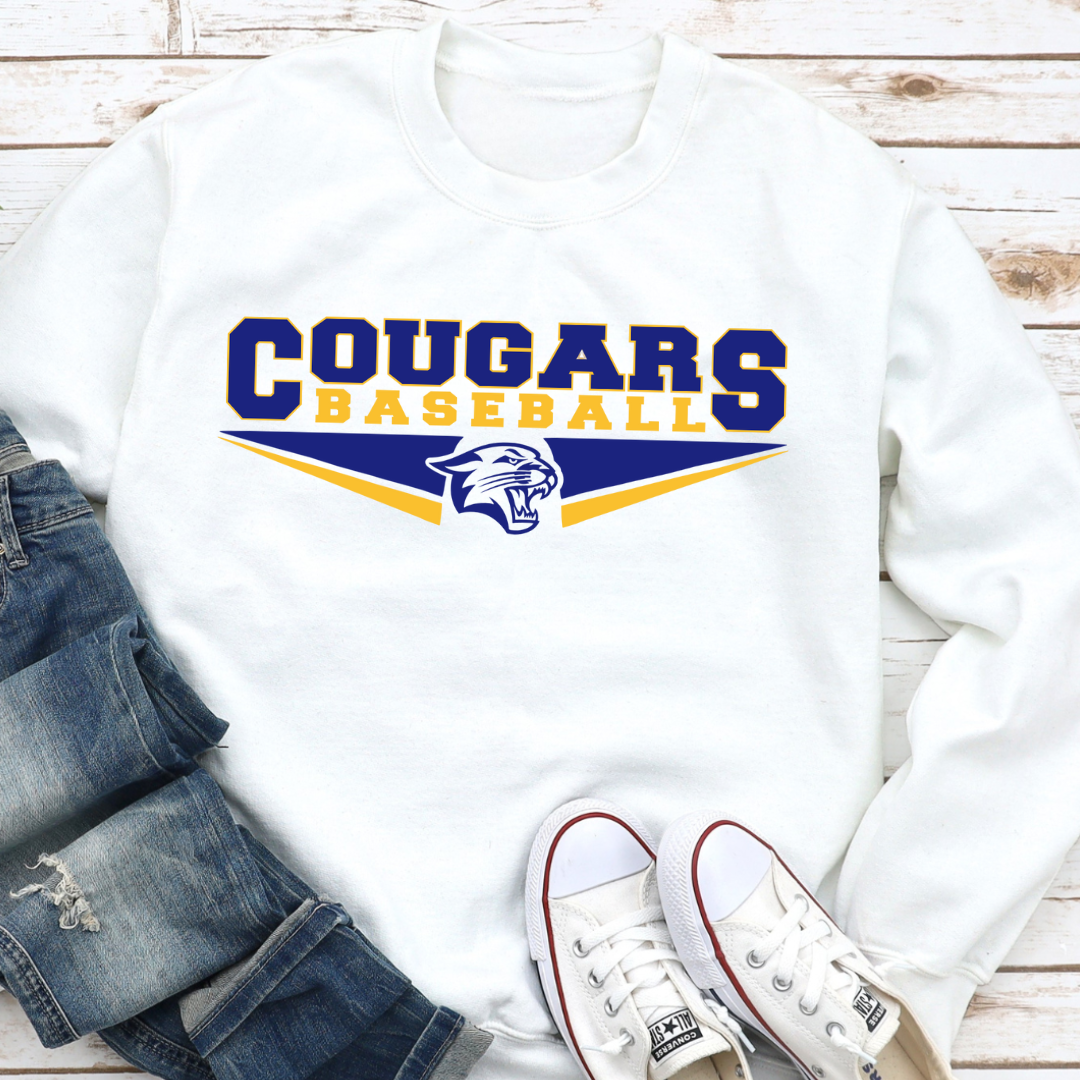 HK Baseball Home Run Crewneck